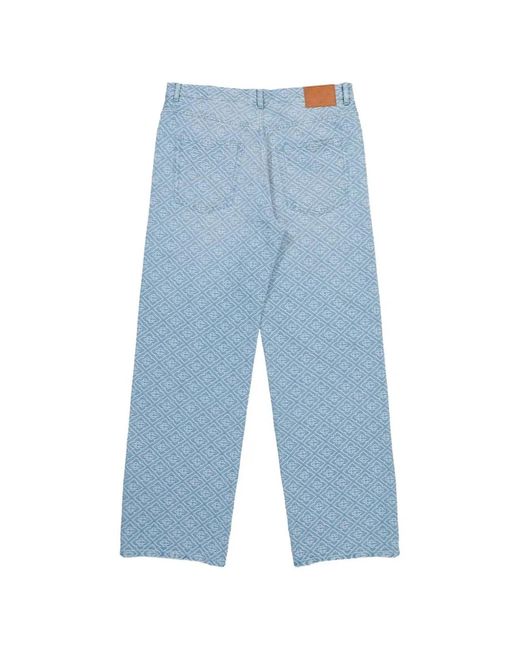 Casablanca Blue Washed Monogram Jeans for men