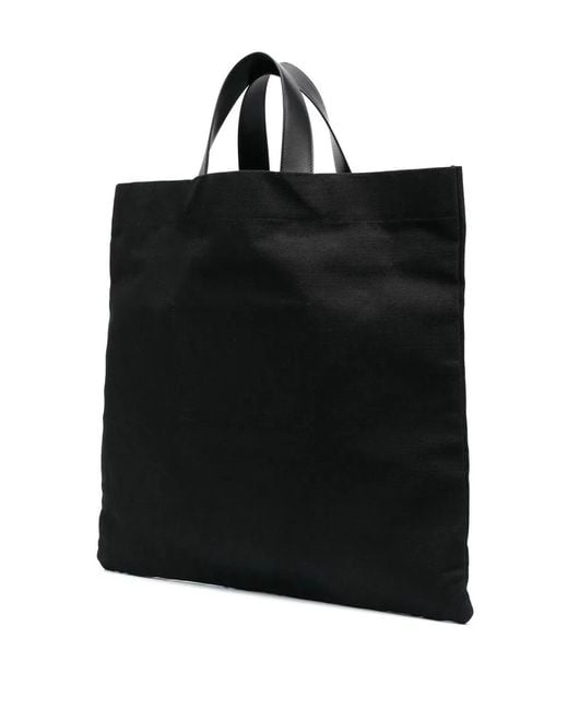 Jil Sander Black Square Book Tote