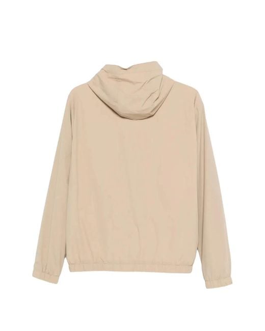 Lardini Natural Hooded Jacket for men