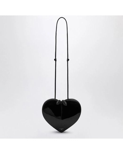 Alaïa Black Alaia Le Coeur Patent Leather Bag