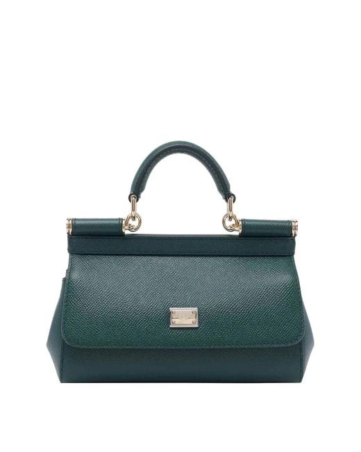 Dolce & Gabbana Green Dolce & Gabbana Small Sicily Handbag