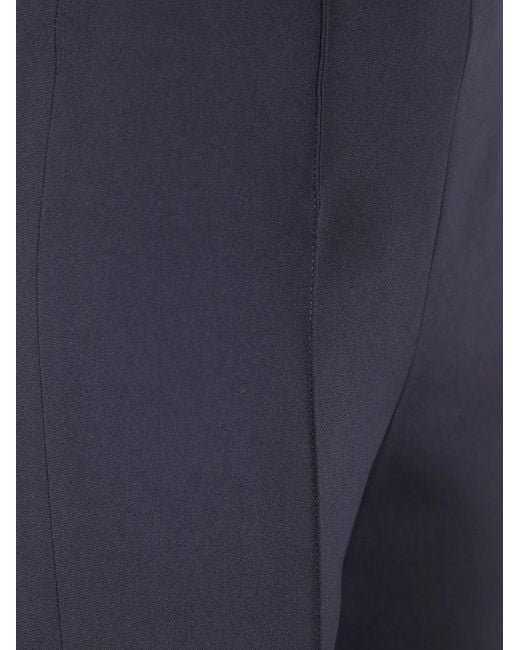 Giorgio Armani Black Straight Viscose Trousers