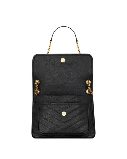 Saint Laurent White Niki Medium Soft Bag