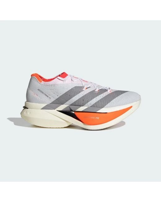 Adidas Originals White Adizero Prime X3 Strung for men