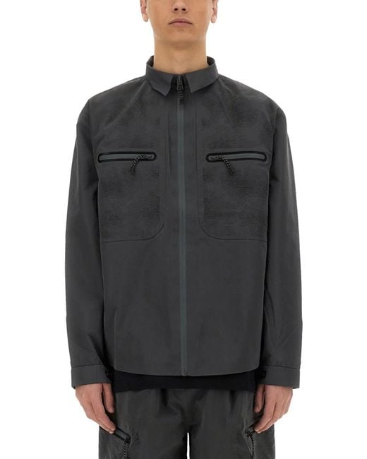 Alpha Industries Gray Laser Cut Shirt for men