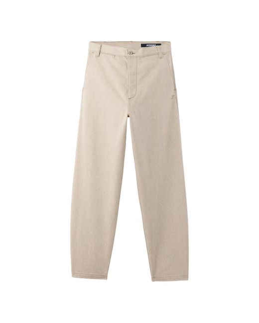 Jacquemus White Paysan De-Nïmes Denim Pants for men