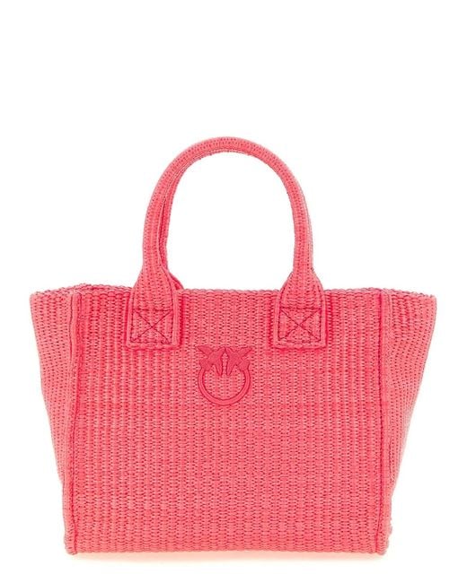 Pinko Pink 'Beach' Mini Shopping Bag