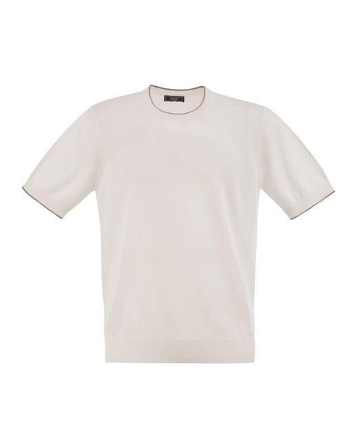 Peserico White T-Shirt for men