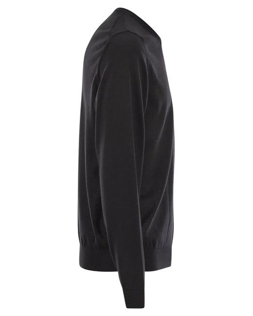Boss Black Slim Fit Crew Neck Jumper for men