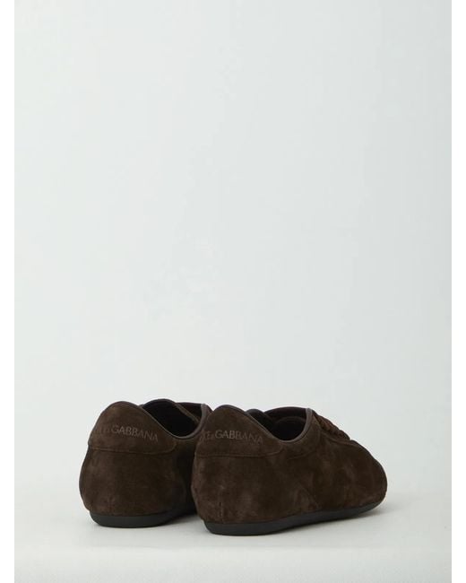 Dolce & Gabbana Brown Dolce & Gabbana Fitted Sneakers