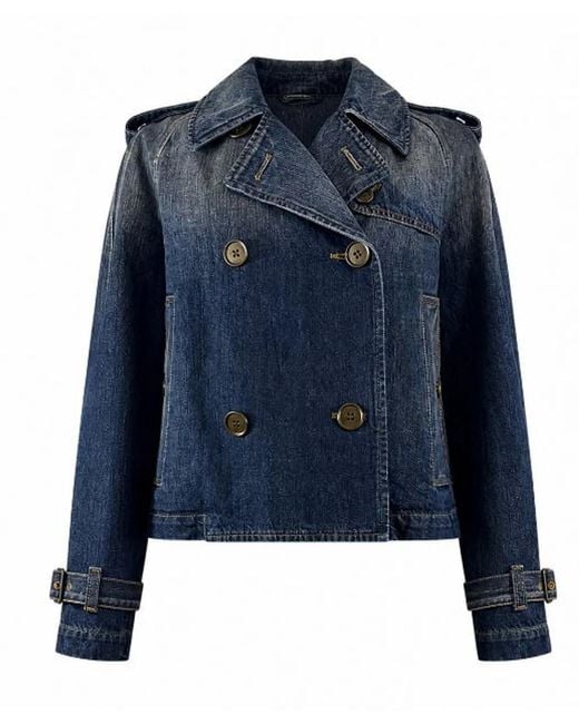 Burberry Blue Mid Cotton Jackets