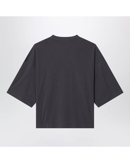 Fear Of God Black Iron Cotton Merch Tshirt for men