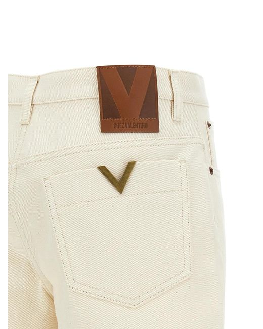 Valentino Garavani Natural Vgold Shorts