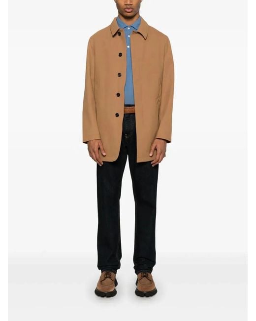 Peuterey Brown Hinnoya Parka Coat for men