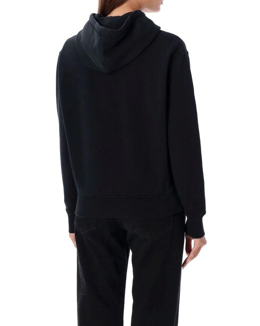 AMI Blue Ami De Cœur Cotton Hoodie for men