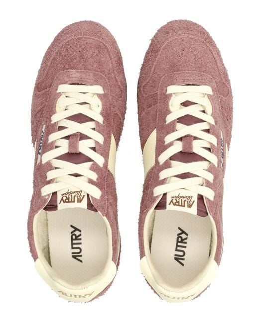 Autry Pink Windspin Sneakers