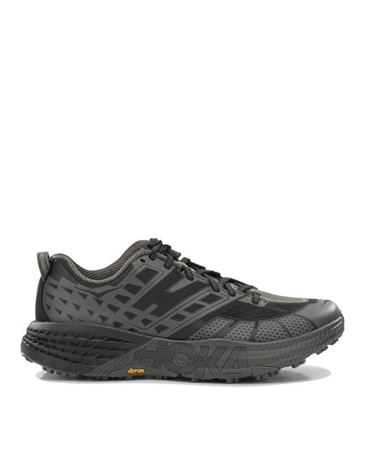 Hoka One One Black "Speedgoat 2" Low-Top Sneakers for men
