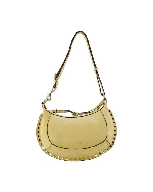 Isabel Marant Metallic Oskan Moon Shoulder Bag