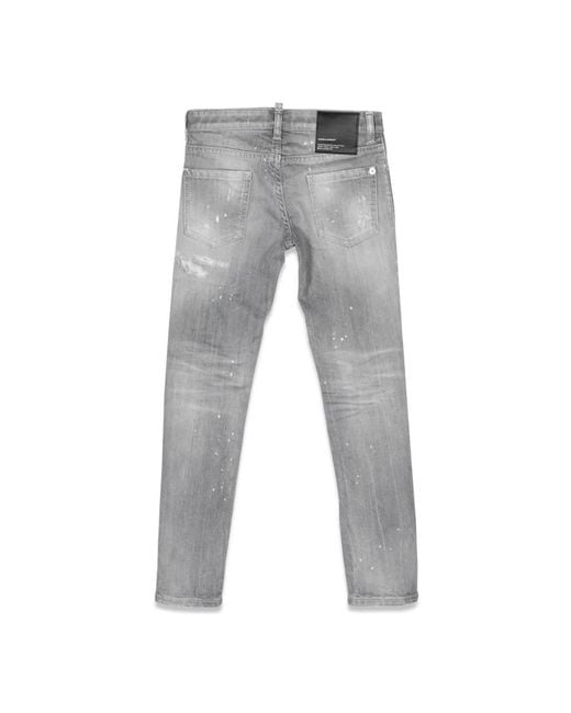 DSquared² Gray Slim Jean