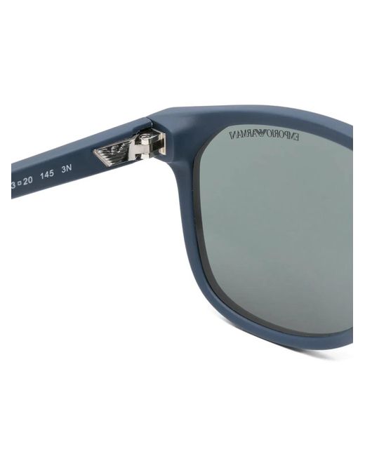 Emporio Armani Gray Acetate Sunglasses for men