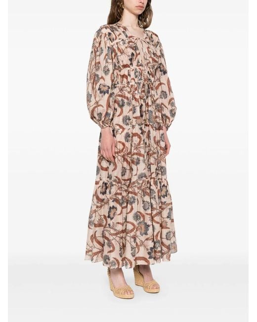 Zimmermann White Ascension Tie Billow Maxi