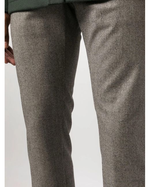 Jacob Cohen Gray Wool Pants Cuadro