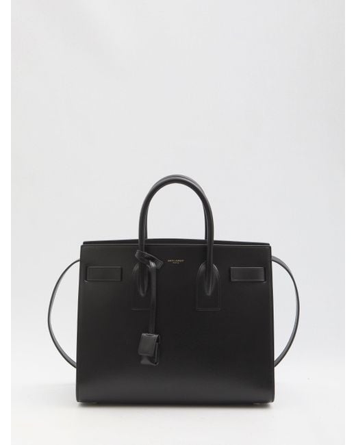 Saint Laurent Black Small Sac De Jour Bag