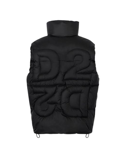 DSquared² Black D2 Vest for men