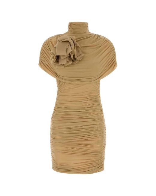Magda Butrym Metallic Re26Dress35Beige