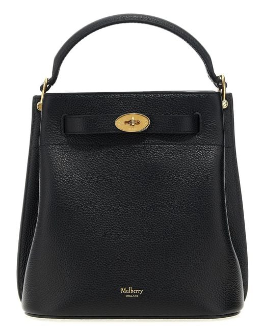 Mulberry Black 'Islington' Bucket Bag Small