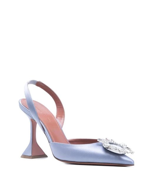 AMINA MUADDI White Begum Slingbacks