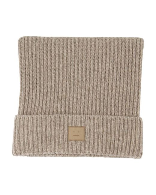 Acne Brown Beanie