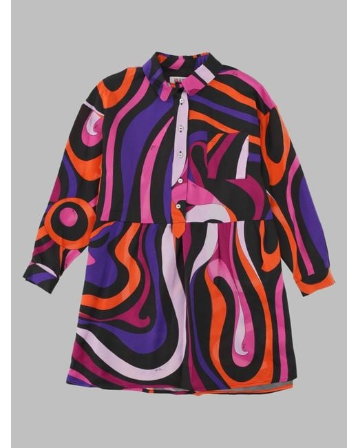 Emilio Pucci Red Abiti Tessuto