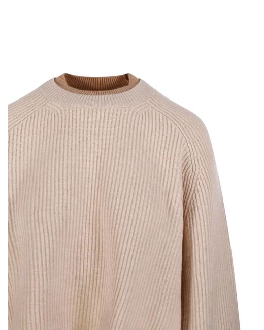 Max Mara Natural Crew Neck Sweater