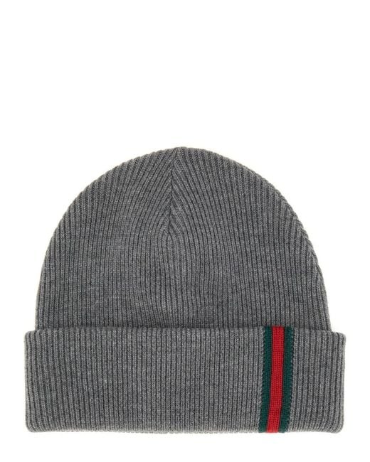 Gucci Gray Woolen Hat for men