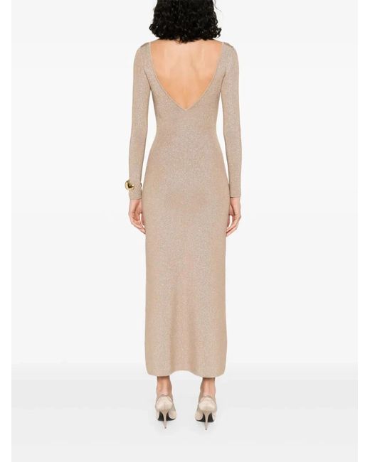 Max Mara Natural Knit Lurex Dress "Bracco"