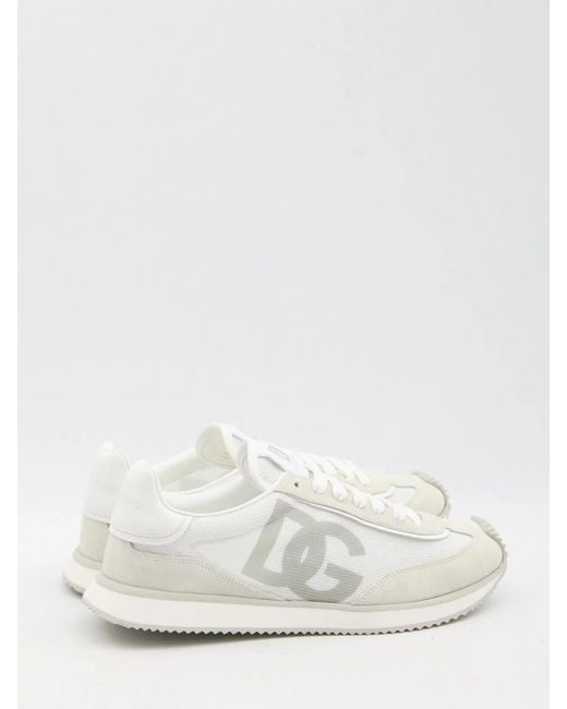 Dolce & Gabbana White Dolce & Gabbana Sneakers With Logo for men