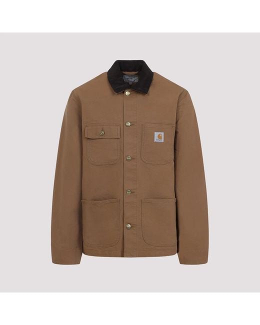 Carhartt Brown Michigan Coat for men