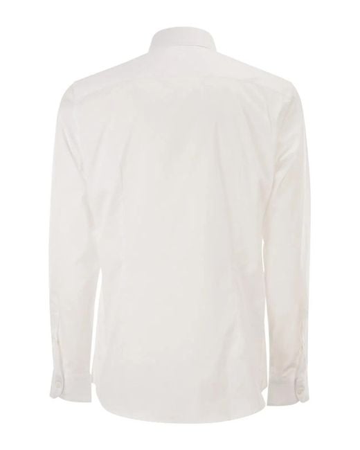 Fay White Regular Fit Shirt for men