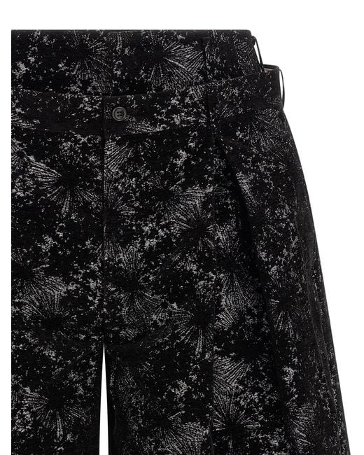 Comme des Garçons Black Double Waist Bermuda Shorts for men