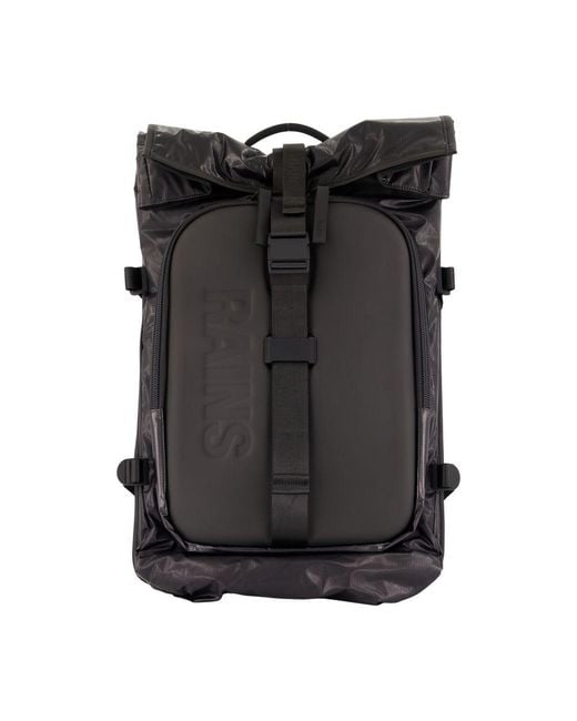 Rains Black Sibu Shield W3 Rucksack