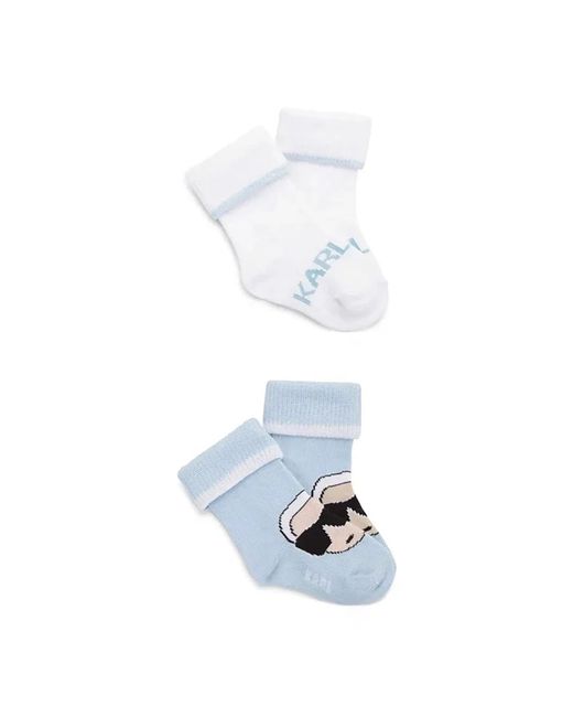 Karl Lagerfeld White Set 2 Socks