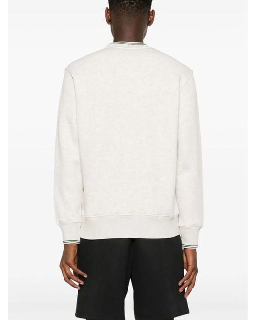 Autry White Logo Jersey Sweatshirt for men