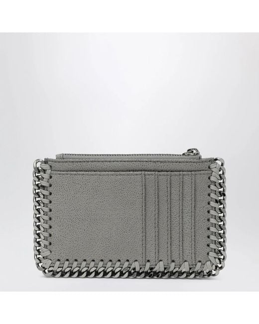 Stella McCartney Gray Light Falabella Card Holder