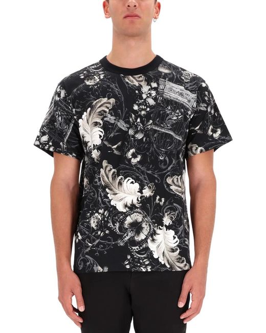 Versace Jeans Couture Black Cotton T-Shirt for men