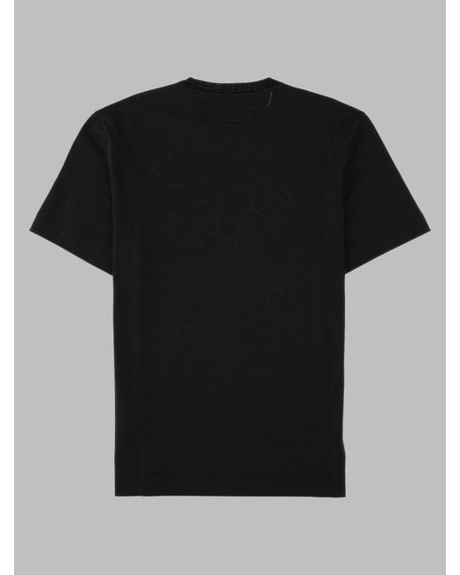 Zegna Black T-Shirt Con Logo for men