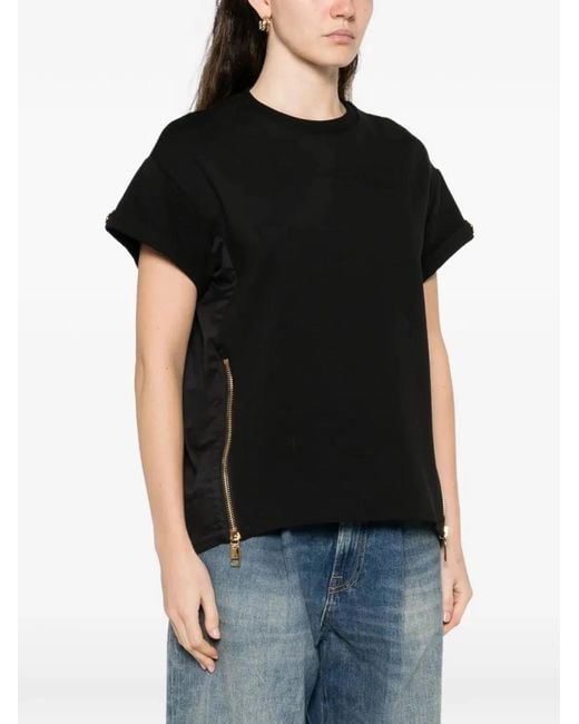 Elisabetta Franchi Black Cotton Sweater