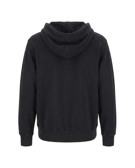 Autry Black Cotton Sweaters for men