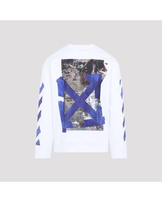 Off-White c/o Virgil Abloh White Bacco Arrow L/S Skate T-Shirt for men