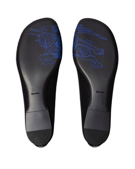 Burberry Black Ballerinas